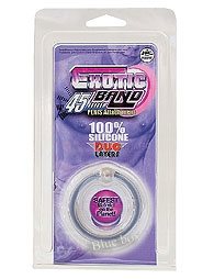 Μαύρο δακτυλίδι με διάμετρο 45 mm από σιλικόνη