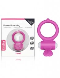 Power Heart Pink Clit Cockring 3.5 cm