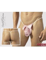 Svenjoyment Underwear Men's String Pink Pig