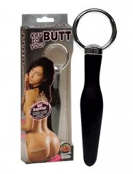 You2Toys Key To Your Butt Πρωκτικό Dildo σε Μαύρο χρώμα 10.5cm