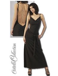 Φόρεμα σε μαύρο χρώμα και με σχέδιο στην πλάτη