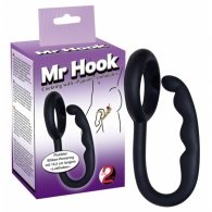 You2Toys Cock Ring with P-spot Stimulator Black 14,5cm