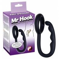 Δαχτυλίδι πέους "Mr. Hook" μαύρο