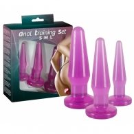 You2Toys Anal Training Set Πρωκτικές Σφήνες Σετ σε Μωβ χρώμα