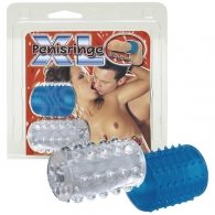 You2Toys XL Penis Ring White & Blue