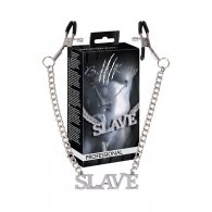 Σφιγκτήρες Θηλών με αλυσίδα "SLAVE" Professional