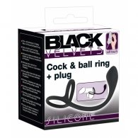You2Toys Velvets Cock + Ball ring 6cm