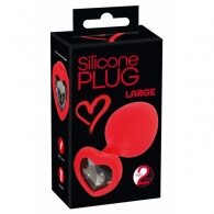 You2Toys Silicone Plug Large Red 10cm