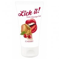 Lick it Erotic Massage Gel Cherry 50ml