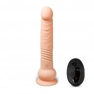 Flesh Color 10 Functions Remote Control Silicone Rechargeable Vi