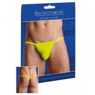 Svenjoyment Underwear Ανδρικό Στρινγκ Νέον Κίτρινο