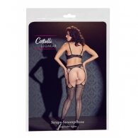 Cottelli Fishnet Strappy Suspender Tights