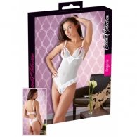 Κορμάκι με Άνοιγμα Λευκό-Ροζ