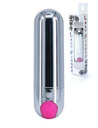 Vibrator-Strong Bullet Vibrator Silver/Pink USB 10 Function