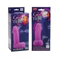 Ντίλντο "Glow in the dark flexi"15cm μοβ