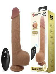 PRETTY LOVE TOMMY Thrusting Vibrating dildo (8.9")