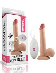 Lovetoy The Ultra Soft Dude Ρεαλιστικός Δονητής 19cm Flesh