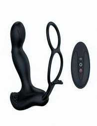 Silicone Massager 7 Function and Heating Function, Black USB