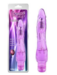 Chisa CrystalJELLY Vibrator Ρεαλιστικός Δονητής 19cm Μωβ