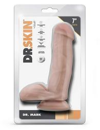 Blush Dr. Skin Dr. Mark Ρεαλιστικό Dildo με Όρχεις και Βεντούζα