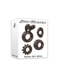 Zero Tolerance Ring My Bell Cock Ring Kit (4 piece kit) Smoke