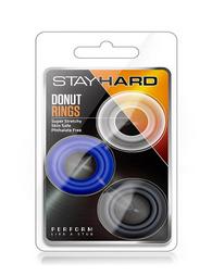 Blush Stay Hard Donut Cock Rings 3-Pack