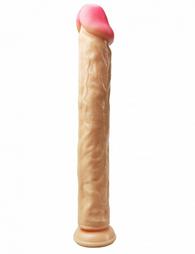Rocket John Ρεαλιστικό Dildo με Βεντούζα Flesh 28.5cm