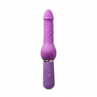 10-Speed Purple Silicone Realistic Dildo Vibrator