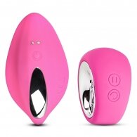 9 Speeds Pink Color Silicone Wearable Panty Vibrator with Wirele