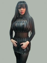 BDSM Γυναικείο σετ που περιλαμβάνει ένα τοπάκι και μια φούστα
