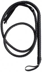 Black PU Leather Long Whip 190cm