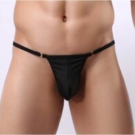 Black Sexy Pocket String for Men