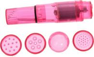 Vibrator 4 Head Pink JGF Toys