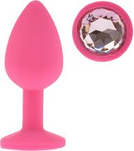 Dop Anal Silicone Buttplug Small Pink / Clear Pink Guilty Toys