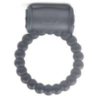 Penis Ring Beaded Ring with Vibrations, Silicone, Black, Mokko T