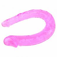 Dildo Double Slither Pink 29.5 Cm Guilty Toys