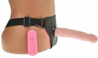 Realistic Strap On Vibrations Multispeed Natural 18 Cm Guilty To