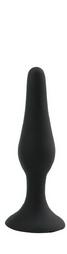 Anal Plug Vivian Small, Silicone, Black, 10.5 cm, Guilty Toys, S