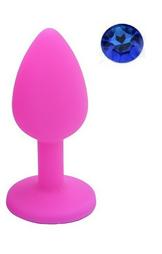 Anal Silicone Buttplug Small Silicon Pink / Blue Guilty Toys