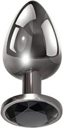 Butt Plug Dark Anal Plug Small, Metal, Black, Guilty Toys