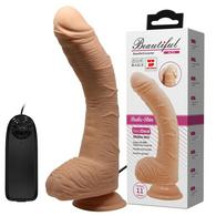 Beautiful Alex LifeLike Skin Multispeed Vibe, Flesh, 28 cm