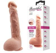 Beautiful Jason Realistic Dildo, LifeLike Skin, Flesh, 25.5 cm