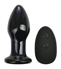 Vibro Plug Glass, Remote Control, 10 Vibration Modes, Premium Gl