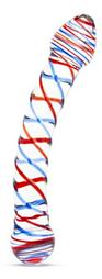 Dildo Swirl Double Head, Glass Premium, 20 cm, Passion Labs, Gla