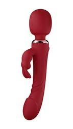 Wand & Rabbit G10+10 Strong Vibration Modes, Silicone, USB, Red