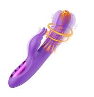 Rabbit Vibrator Samira Vibrating&Rotating&Thrusting&Heating, Sil