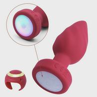 Plug Led Light Plug, Remote Control, 10 Modes, USB, Red, 9 cm