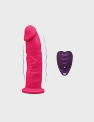 Realistic Vibrator Silexd Remote Control, 10 Vibration Modes, Si
