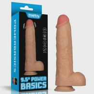Power Basics Vibrator, 10 Vibration Modes, PVC, Flesh, 23.6 cm