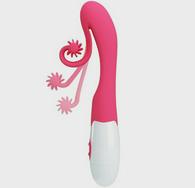 Rabbit Snail Tatianna, 10 Vibration Modes, Silicone, Pink, 20 cm